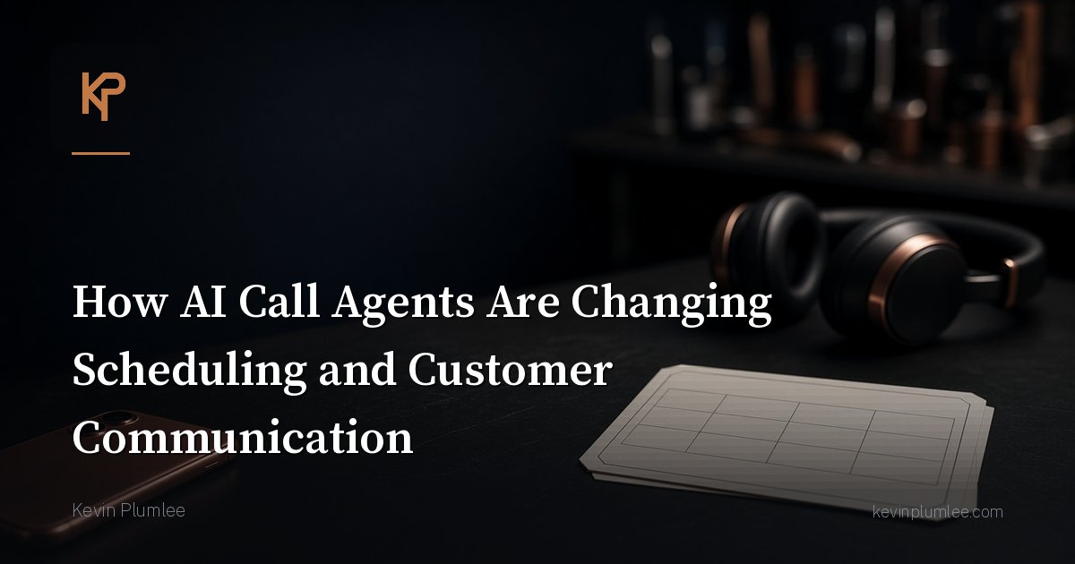 How AI Call Agents Like Retell AI Are Revolutionizing Scheduling and Customer Communication